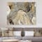Designart - Painted Gold Stone - Cabin & Lodge Canvas Art